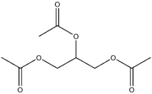 Triacetin Structure