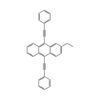 9,10-Bis(phenylethynyl)-2-ethylanthracene structural formula