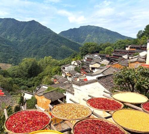 婺源 篁岭 晒秋