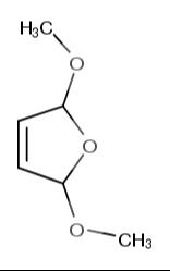 2,5-Dihydro-2,5-Dimethoxyfuran DMDF molecular structure CAS 332-77-4 Atropine intermediate Royalchem