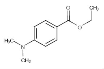 EDB (Ethyl-4-dimethylaminobenzoate) Molecular Structure