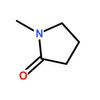 N-Methyl-2-pyrrolidone molecular Structure