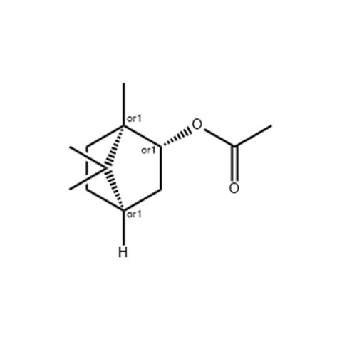 Isobornyl acetate Molecular Structure