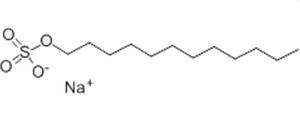 Sodium Lauryl Sulfate (SLS) molecular structure