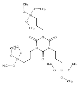 1,3,5-三（三甲氧基硅丙基）异氰脲酸酯 CAS 26115-70-8 分子式
