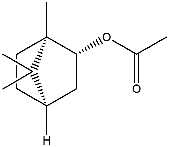 Isobornyl Acetate Structure