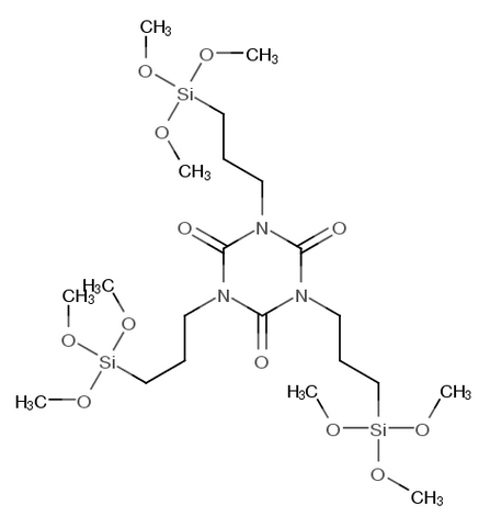 Tris(3-trimethoxysilylpropyl) Isocyanurate Molecular Structure CAS 26115-70-8