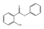 Salicylic acid phenyl ester Structure Formula