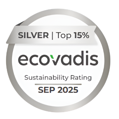 EcoVadis Silver 2025 medal top 15% Royalchem
