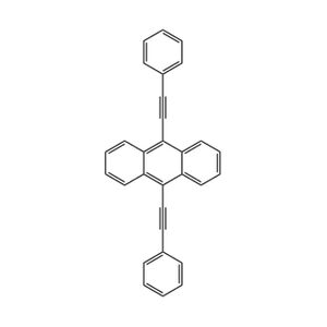 9,10-Bis(phenylethynyl)anthracene structure