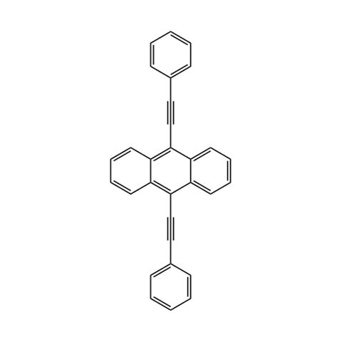 9,10-Bis(phenylethynyl)anthracene structure