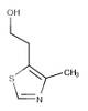 硫噻唑分子结构式 4-Methyl-5-thiazoleethanol CAS 137-00-8 C6H9NOS